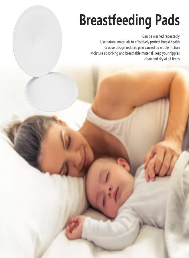 ZIZEV Nursing Pads, 12 Pcs Washable Pure Cotton for Breastfeeding - Image 3
